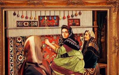 تحقیق پیرامون قالی بافی قالی بافی