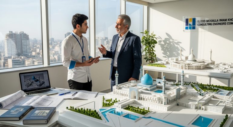 گزارش کارآموزی در شرکت مهندسین مشاور ایلود مصلی امام خمینی