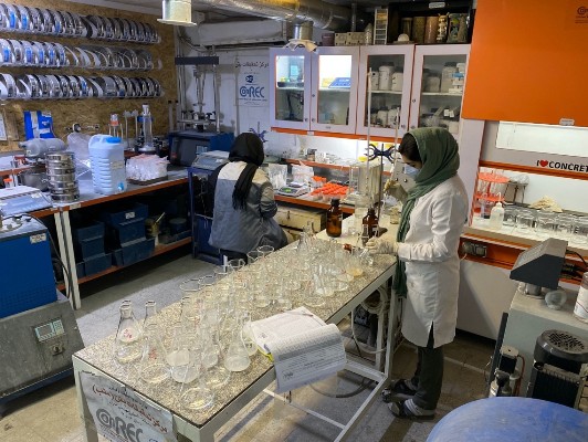گزارش کارآموزی کار آزمایشگاه تکنولوژی بتن