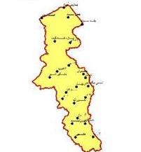 شیپ فایل شهرهای استان اردبیل