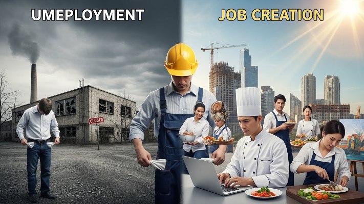 مقاله مفهوم بیکاری و اشتغال زایی