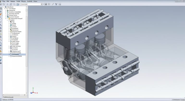 طراحی سیلندر در سالیدورک