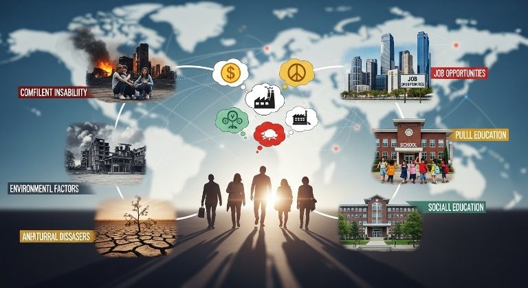 مقاله درباره مهاجرت و عوامل آن