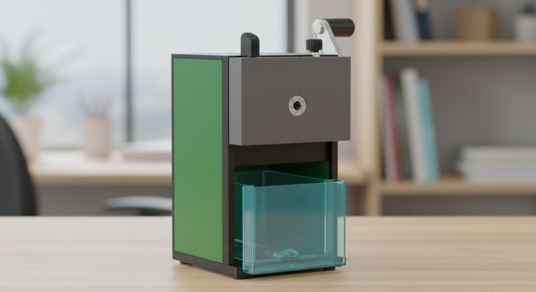 طراحی دستگاه مداد تراش در سالیدورک