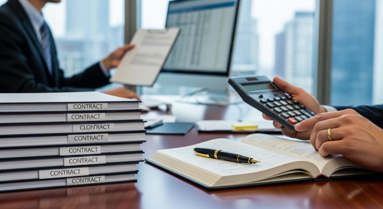 مقاله اصول حسابداری پیمانکاری