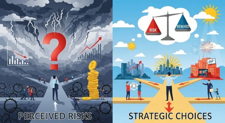 مقاله ریسک های تشخیص داده شده و انتخاب ها در تصمیم های كارآفرینانه بنگاه های جدید