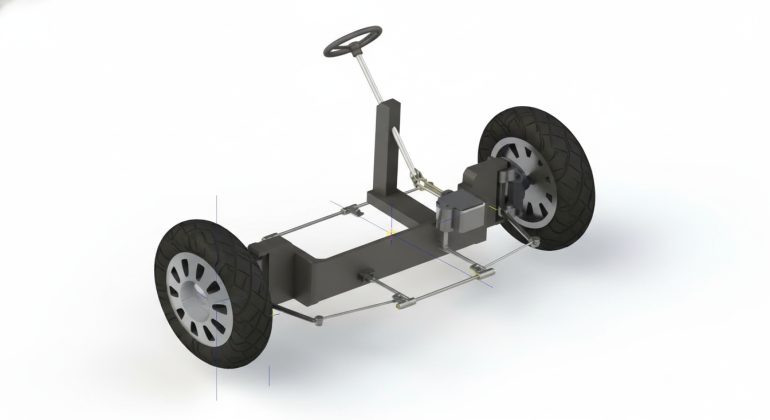 طراحی سیستم چرخ و محور در سالیدورک