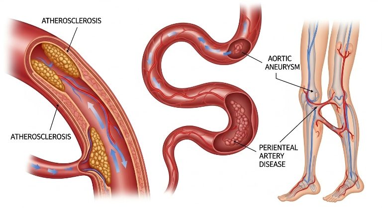 تحقیق بیماری های عروقی ناشی از فشار خون بالا