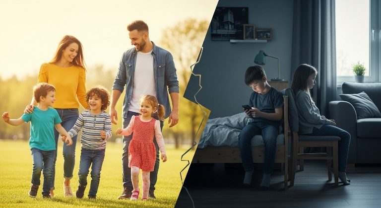 مقاله بررسی تأثیر پدیده طلاق روی کودکان