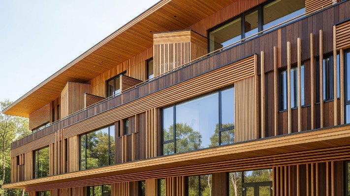 مقاله کاربرد چوب در معماری