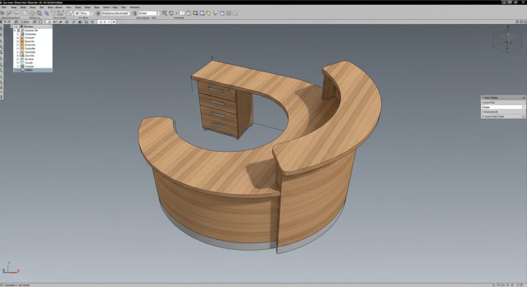 طراحی میز اداری در سالیدورک