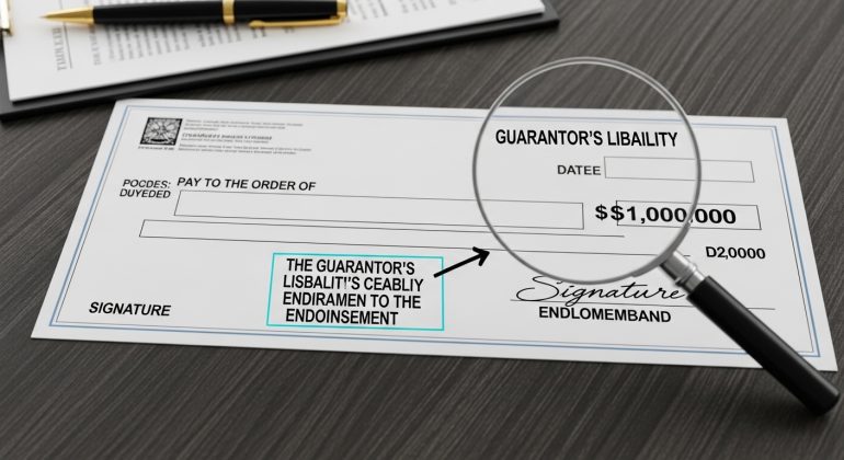 کارتحقیقی مسولیت ضامن در چک