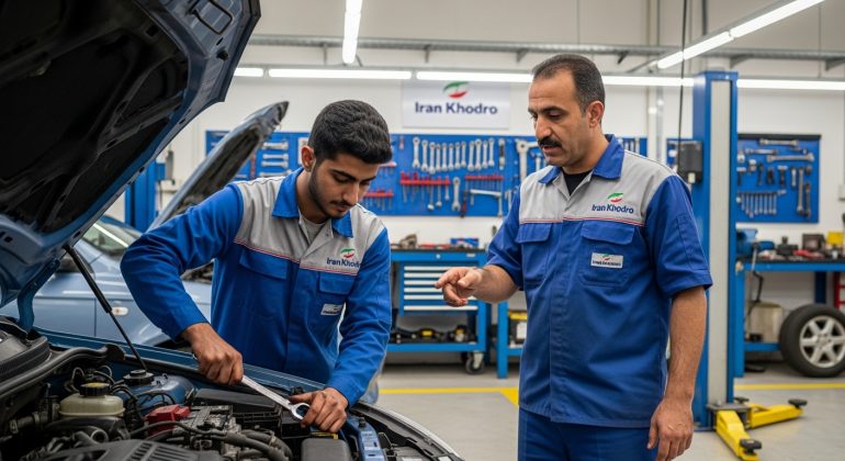 گزارش کارآموزی نگهداری و تعمیرات در شرکت ایران خودرو