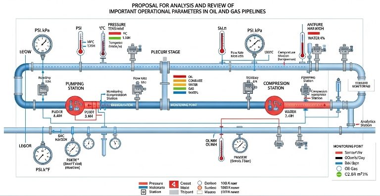 پروپوزال تحلیل و بررسی پارامتر های مهم اجرایی در خطوط لوله نفت و گاز