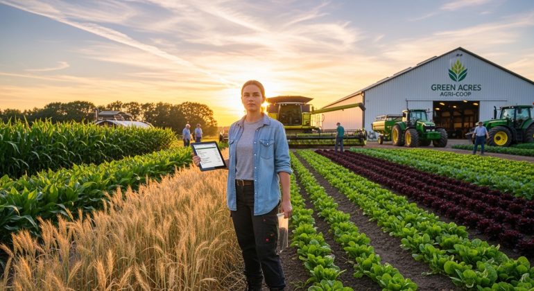 گزارش کارآموزی در شرکت تعاونی تولید کشاورزی