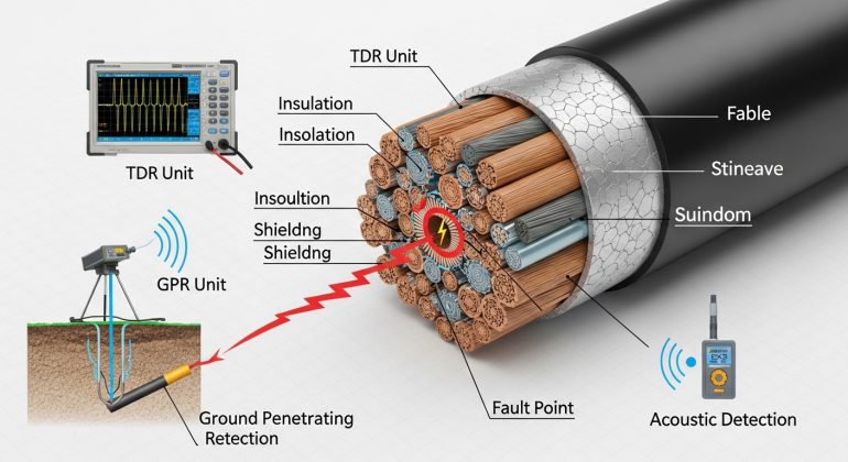 گزارش کار روشی برای مکان یابی عیب کابل های برق قدرت