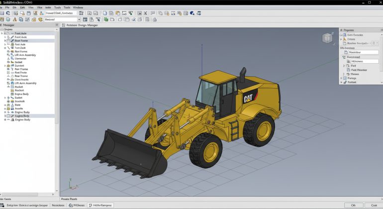 طراحی لودر در سالیدورک