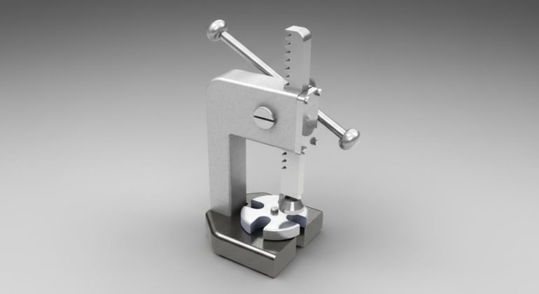 طراحی دستگاه پرس در سالیدورک