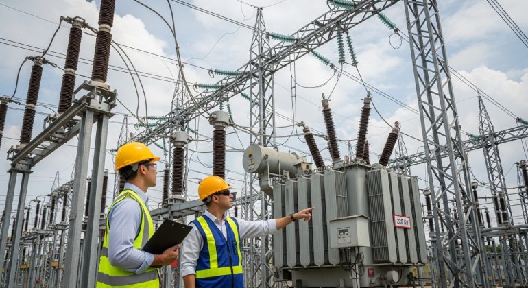 گزارش کارآموزی بررسی پست 230 کیلو ولت نیروگاه