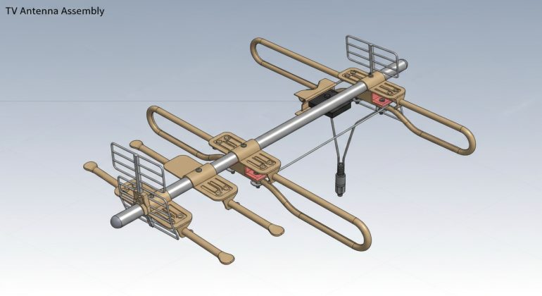 طراحی آنتن تلویزیون در سالیدورک