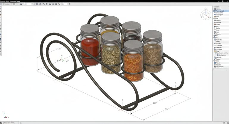 طراحی جا ادویه در سالیدورک