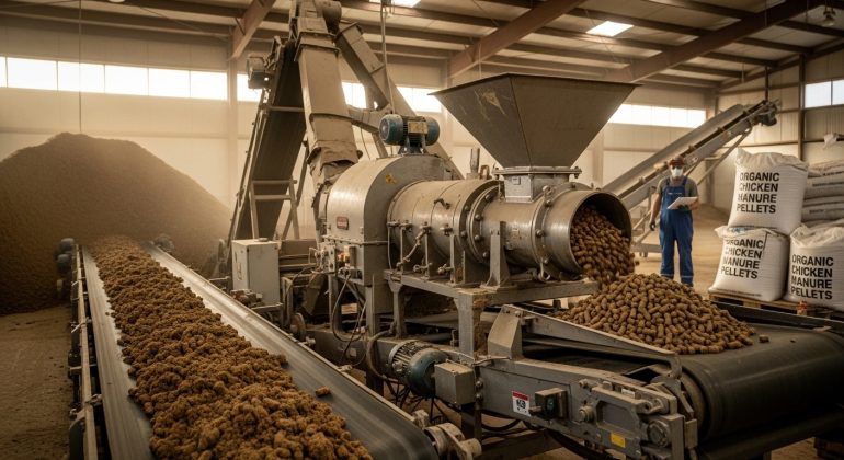 طرح توجیهی تولید کود مرغی پلت شده