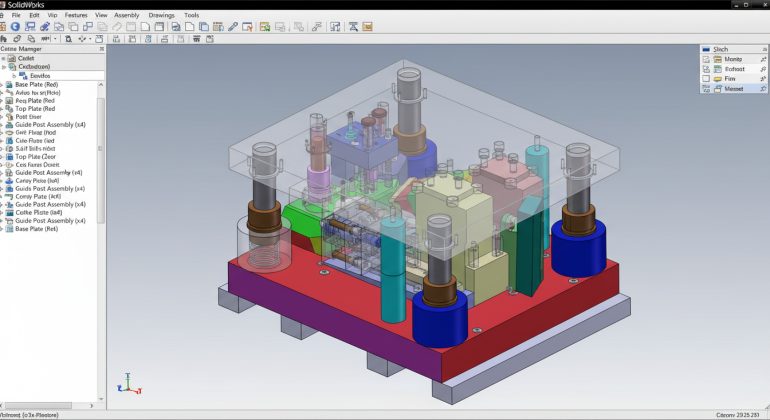 طراحی قالب در سالیدورک