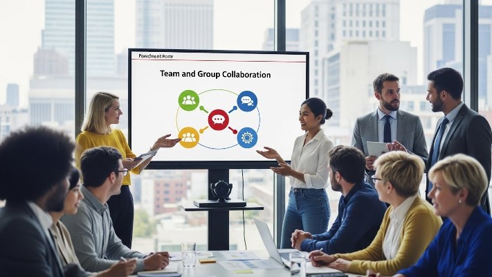 پاورپوینت تیم و گروه