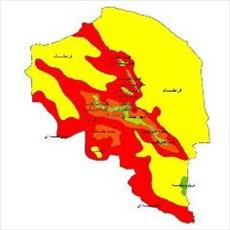 نقشه طبقات اقلیمی استان کرمان