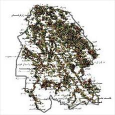 شیپ فایل روستاهای استان خوزستان