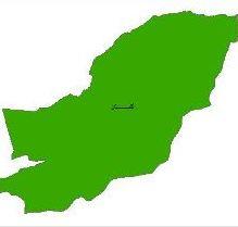 شیپ فایل محدوده سیاسی استان گلستان