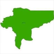 شیپ فایل محدوده سیاسی استان اصفهان