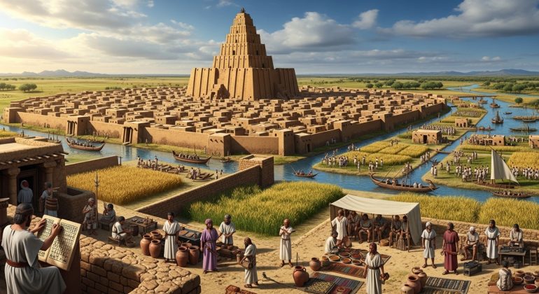 مقاله تمدن سومریان