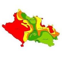 نقشه طبقات اقلیمی استان لرستان