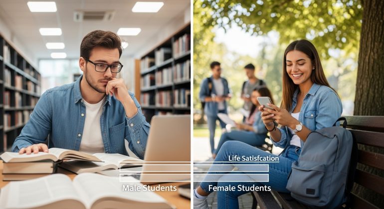بررسی تطبیقی رضایت از زندگی دانشجویان دختر و پسر