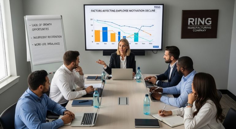 بررسی عوامل مختلف در رابطه با کاهش انگیزه پرسنل، شرکت رینگ سازی مشهد