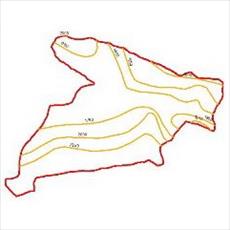 نقشه منحنی های هم تبخیر استان البرز