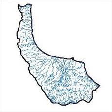 شیپ فایل آبراهه های استان گیلان