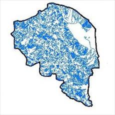 شیپ فایل آبراهه های استان کرمان