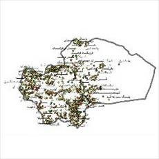 شیپ فایل روستاهای استان قم