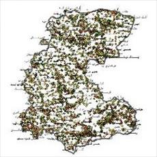 شیپ فایل روستاهای استان مرکزی