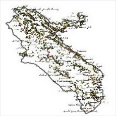 شیپ فایل روستاهای استان ایلام