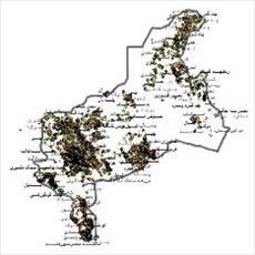 شیپ فایل روستاهای استان یزد