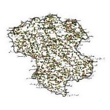 شیپ فایل روستاهای استان زنجان