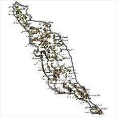 شیپ فایل روستاهای استان بوشهر