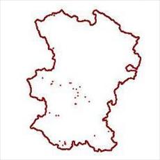 شیپ فایل زمین لغزش های استان همدان