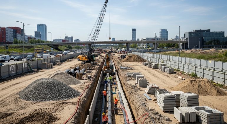 مقاله طراحی و اجرای شبکه فاضلاب و زیرساخت شهری واوان