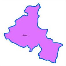 شیپ فایل محدوده سیاسی شهرستان اردبیل (واقع در استان اردبیل)