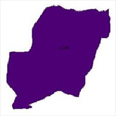 شیپ فایل محدوده سیاسی شهرستان کلاله (واقع در استان گلستان)