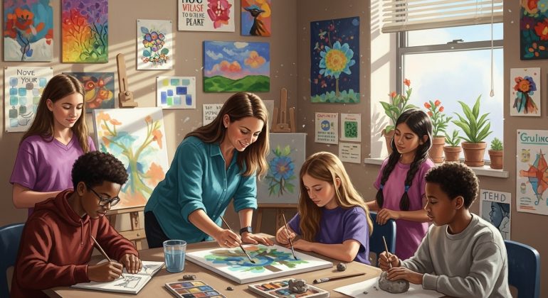 تجربیات تدریس هنر راهنمایی